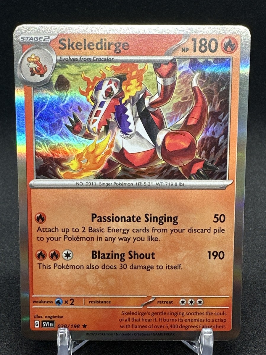 rarest pokemon card in scarlet and violet Amazon.com: Pokemon - Kangaskhan ex 115/165 - Pokemon 151 - Double Rare -  Holo Foil