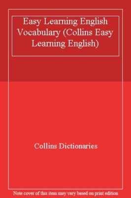 Easy Learning English Vocabulary (Collins Easy Learning Englis ,