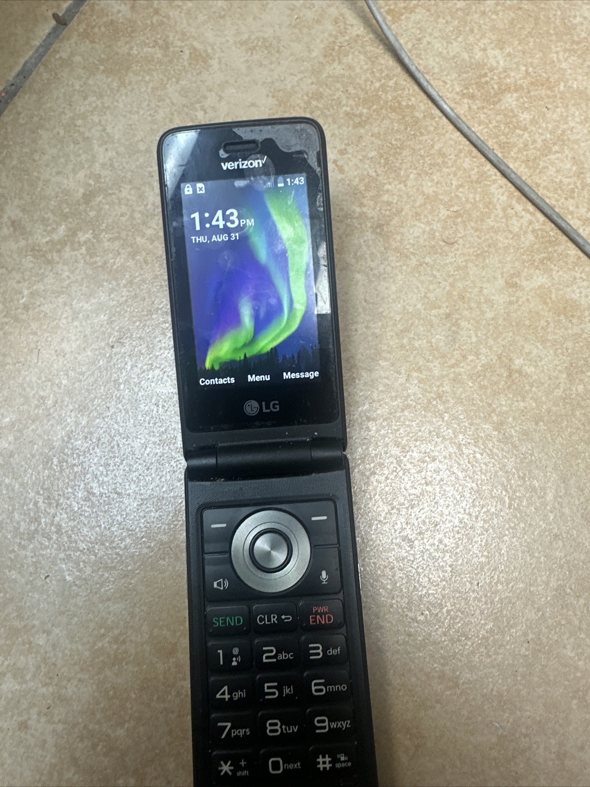 LG Exalt LTE VN220 8 GB Silver (Verizon) Flip Phone Tested