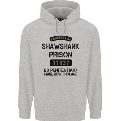 Property of Shawshank Prison Movie 90s Herren 80% Baumwolle Hoodie