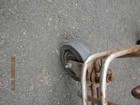 Vintage Metal Grocery Shopping Cart / 39"Hx26"Lx18"W/ Wheels move FREELY/LOOKER! — photo 5