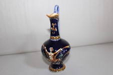 Aiguière miniature en faïence de Gien, décor Renaissance Italien bieu, h.14 n°1