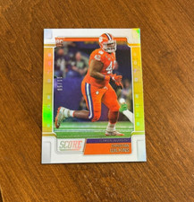 Christian Wilkins 2019 Score Gold Rookie #396 Clemson Dolphins Raiders /50 RC