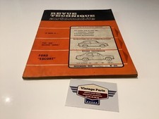 Revue technique Ford ESCORT