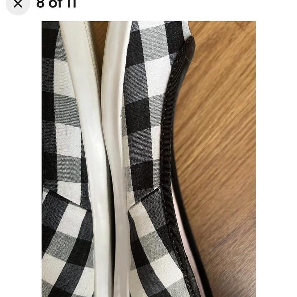 Fred Perry Amy Winehouse jukebox collection gingham pumps/flats UK 6 Rare Fab 💘 image 6