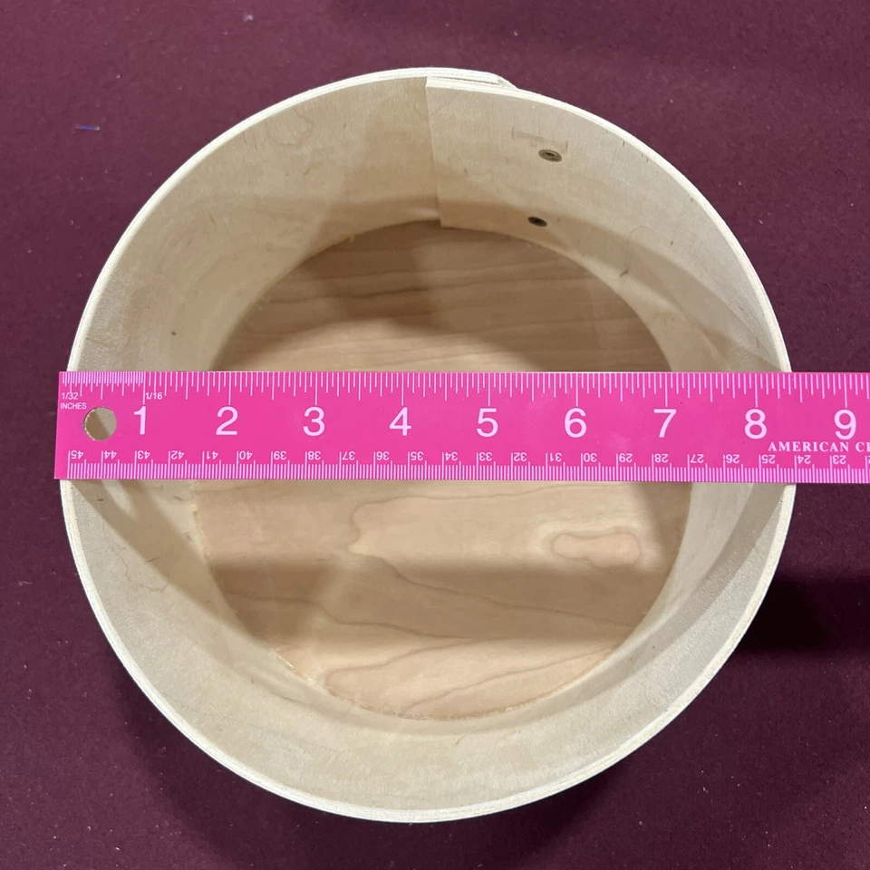 Unfinsihed Tole Painting Circle Box - Image 3 of 4