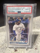 2019 Topps - Vladimir Guerrero Jr. #700 Complete Sets White Jersey (RC) PSA 10