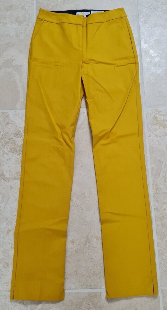 BODEN Richmond Trousers YELLOW T0113 RRP £80.00 SIZE UK 8L BRAND NEW SAMPLE