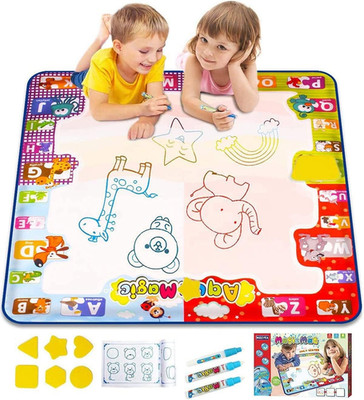 Toys for 2 3 4 5 6+ Years Old Boys Girls, Water Doodle Mat for Kids, Large Color