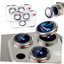 2-Pack Camera Lens Protector iPhone 15 Pro Max/14 Pro Max (2 Pack) Titanium