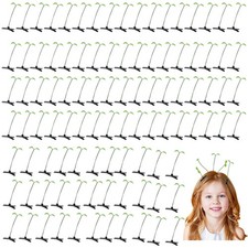 100Pcs Bean Sprout Hair Clips Plant Hairpins Funny Barrette Hair Accessories ...