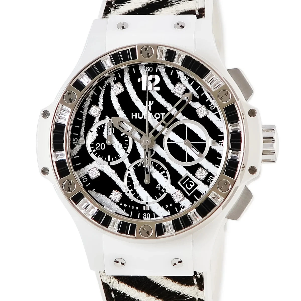 Hublot — Hublot Chronograph Big Bang 341.HW.7517.VR.1975 41mm White Dial #HDW286