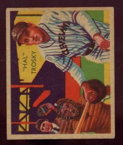 Hal Trosky #70 1935 Diamond Stars card
