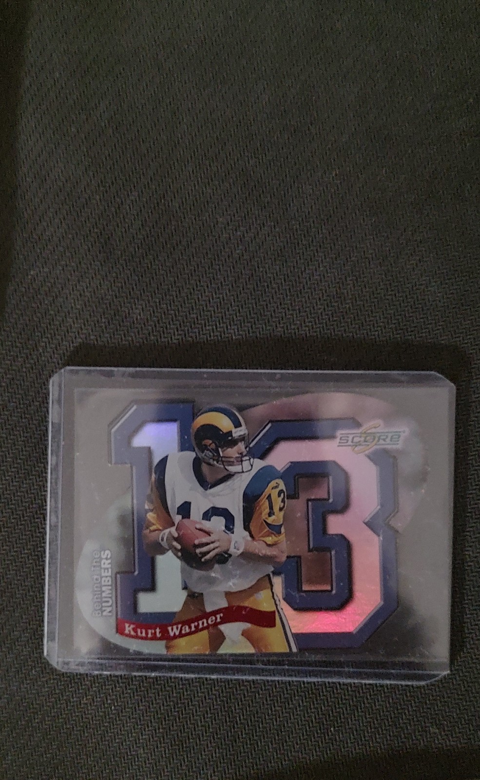 1999 Score Supplemental - Behind the Numbers Kurt Warner #BN1 /1000 (RC)