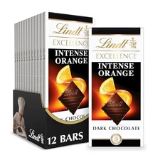 Dark Chocolate Bar with Orange and Almond Slivers Gourmet Treat