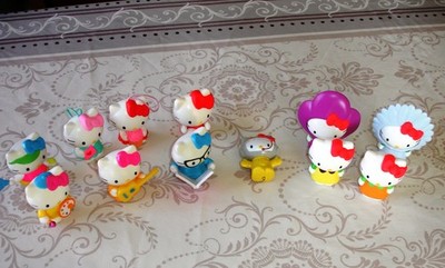 Konvolut 12 Hello Kitty Figuren - San Rio - Mac Do Sammlung