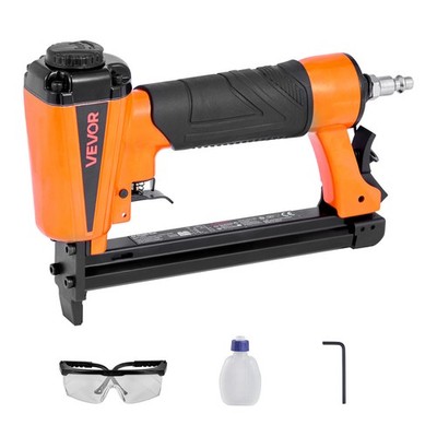 VEVOR Pneumatic Staple Gun 21 Gauge Upholstery Stapler for 80 Series 1/2'' Crown