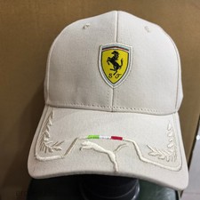 Ferrari Classic Outdoor Sports Car Logo Beige Baseball Cap Adjustable Ferrari Classic Outdoor Sports Car Logo Beige Baseball Cap Adjustable