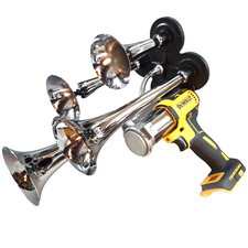 DeWalt 20v Quad Chrome Drill Impact Train Air Horn