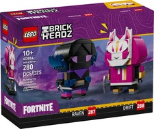 LEGO 40884 Fortnite Drift & Raven Figures Video Game Toy Gamer Party Gift Idea