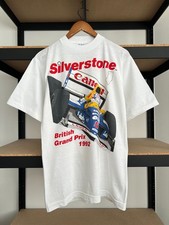 Vintage 1992 Silverstone British Grand Prix F1 Formula Nigel Mansel T-shirt Sz L