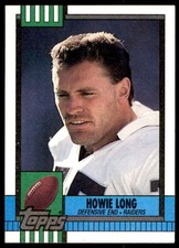1990 Topps Howie Long Los Angeles Raiders #284