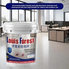 Louis Forest High-gloss Marble Effect Epoxy Floor Coating Paint -