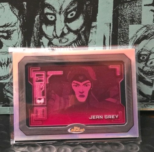 2025 Topps Finest X-Men '97 JEAN GREY Sentinel Scan #SS-9 SP Insert Marvel Card