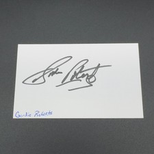 Gordie Roberts Signed 3x5 Index Card New York Islanders TTM Authentic Autograph