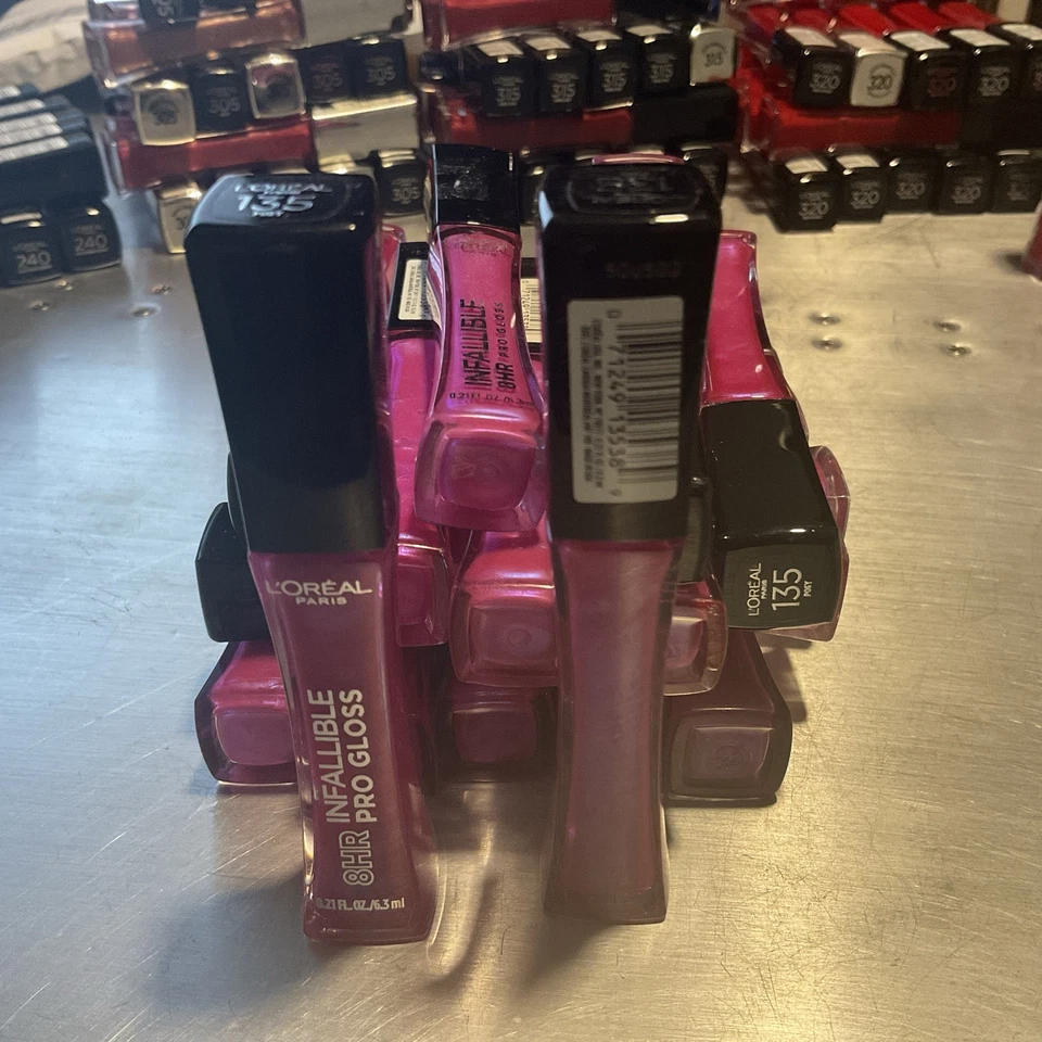   L'Oreal Infallible Pro Lip Gloss 8Hr, 0.21oz/6.3ml, #135 Posy - Image 3 of 3