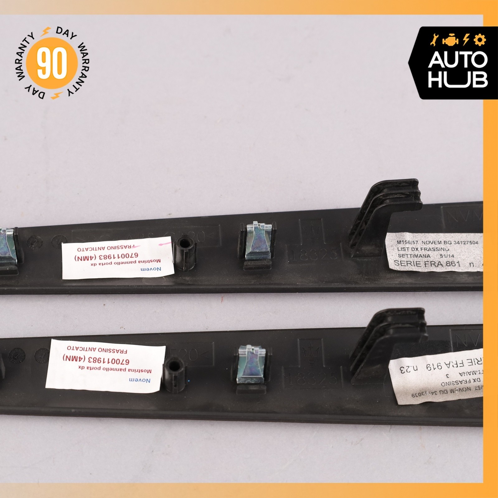 Maserati Quattroporte M156 SQ4 Front & Rear Door Panel Trim Wood Set Of 4 OEM
