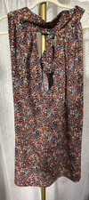 Zara Trafaluc Mini Dress Floral Multicolor Sleeveless Backless Cutout Summer S