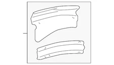 Genuine Nissan Air Guide 41182-JX91A