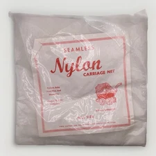 Vintage Baby Carriage Nylon Buggy Mosquito Net Mesh Full Size NOS New Old Stock