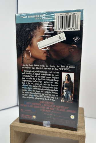 Poetic Justice (VHS, 1993, Columbia) Janet Jackson, Tupac, RARE & Sealed! - Picture 2 of 5