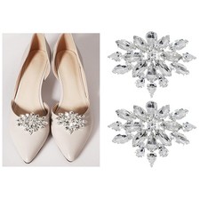 2 St&uuml;ck Hochzeit Schuhclips dekorativ handgefertigt f&uuml;r