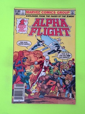 Alpha Flight #1 Vol. 1 1983 Marvel Comics 1st App Newsstand 4.0 Comic Book R81-2