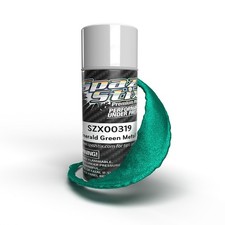 Spaz Stix SZX00319 Emerald Green Metallic Aerosol Paint, 3.5oz Ca RC Lexan Body