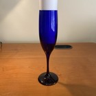 Walt Disney Art Classics Steamboat Willie Blue Glass Gold Trim Champagne Flute — photo 3