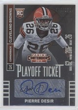 2014 Panini Contenders Playoff Ticket /199 Pierre Desir (Sec Row Seat) Auto g2u