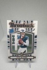 2025 Panini Donruss - Rated Rookies Throwbacks Kyle McCord #10 (RC)