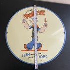 VINTAGE DRINK POPEYES POP OIL MOTOR GASOLINE PORCELAIN SIGN — photo 5