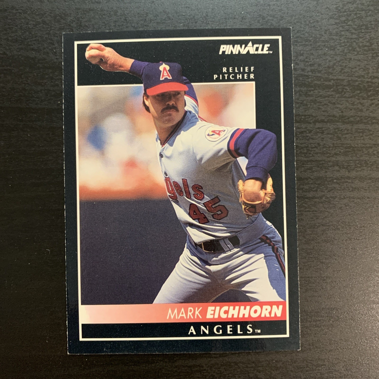 1992 Pinnacle Mark Eichhorn California Angels #353