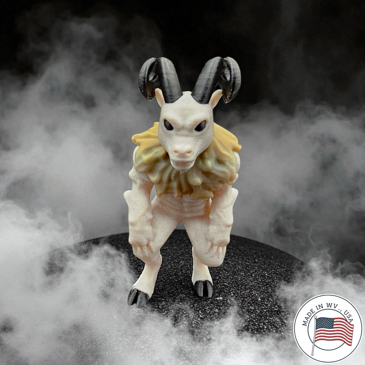 Sheepsquatch Monster Figure - Collectible Cryptid Figurine - Made