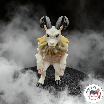 Sheepsquatch Monster Figure - Collectible Cryptid Figurine - Made in WV USA