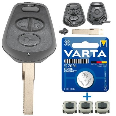 3Tasten Schlüssel Ersatz Gehäuse Set für Porsche 986 Boxster 911 996 Carrera