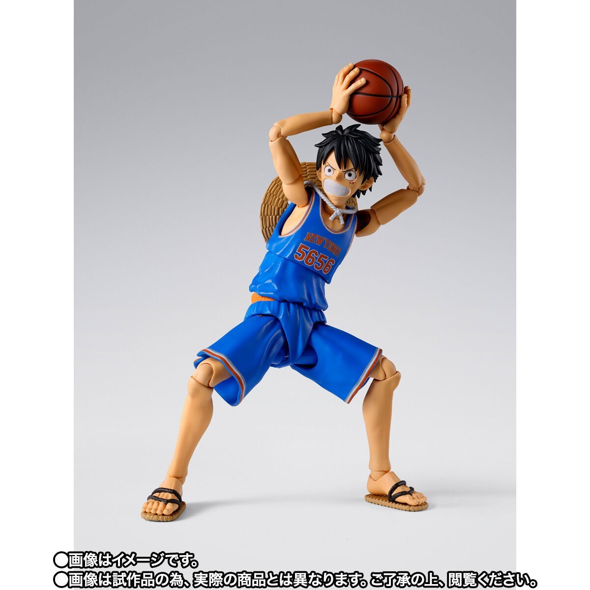 S.H. Figuarts ONE PIECE×NBA Monkey D. Luffy NEW YORK KNICKS Action