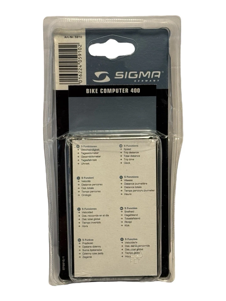 Sigma Sport Bike Computer 400 For Biking Sports Made In Germany New - Image 2 of 2