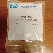  KD Lamp Company 3916-061 Red Lens New Old Stock