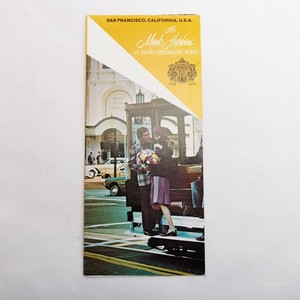 Vintage Mark Hopkins Inter Continental Hotel Brochure San Francisco